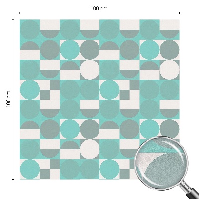 Samoljepljiva folija za staklo vitraj Geometrijski oblici