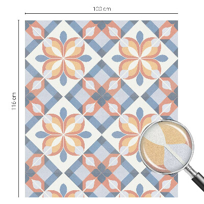 Folija za prozore zaštita od pogleda Šarena simetrija