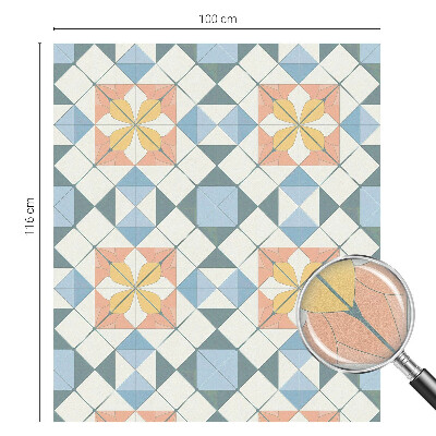 Dekorativna folija za staklo Šarena simetrija