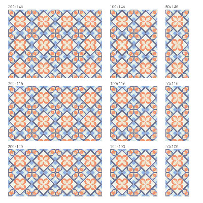 Folija za zaštitu od pogleda Cvjetni uzorak