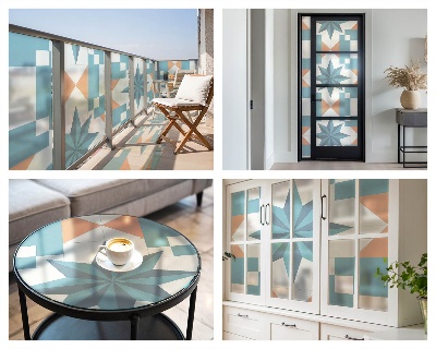 Folija za prozore zaštita od pogleda Plave zvijezde