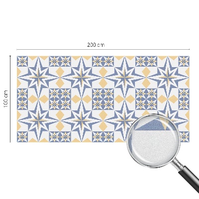 Samoljepljiva folija za staklo vitraj Zvjezdani uzorak