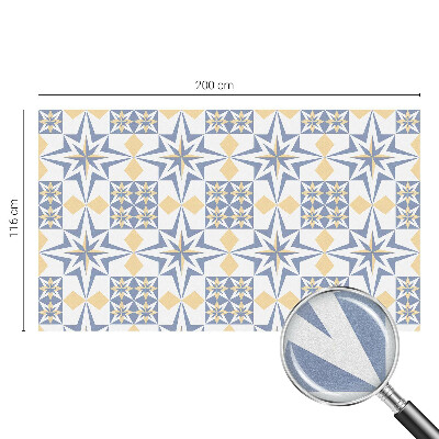 Samoljepljiva folija za staklo vitraj Zvjezdani uzorak