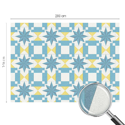 Mliječna folija za staklo vitraj Plave zvijezde