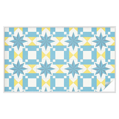 Mliječna folija za staklo vitraj Plave zvijezde