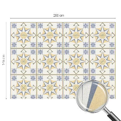 Folija za prozore zaštita od pogleda Geometrijske zvijezde
