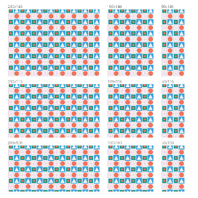 Folija za zaštitu od pogleda Apstraktni uzorci