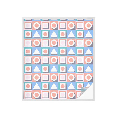 Samoljepljiva folija za staklo vitraj Geometrijski uzorci