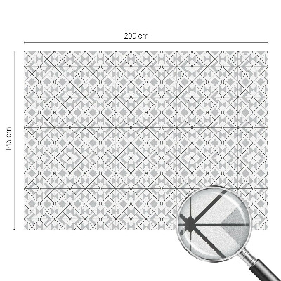 Mliječna folija za staklo vitraj Geometrijski uzorci