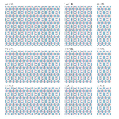 Folija za zaštitu od pogleda Pastelni uzorci