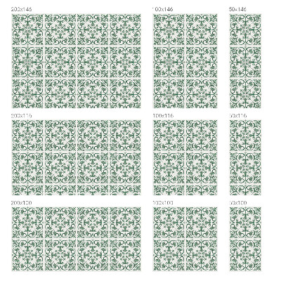 Dekorativna folija za staklo Biljni ukrasi