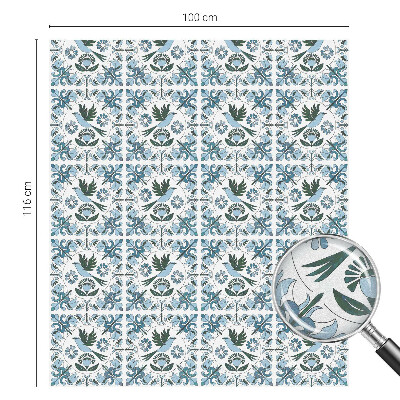 Folija za prozore zaštita od pogleda Plavo cvijeće