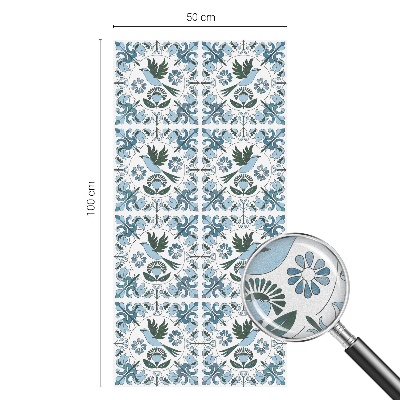 Folija za prozore zaštita od pogleda Plavo cvijeće