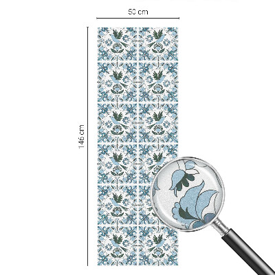 Folija za prozore zaštita od pogleda Plavo cvijeće