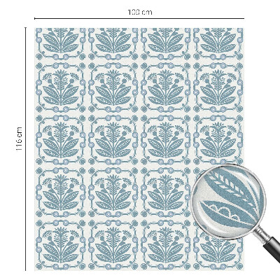 Samoljepljiva folija za staklo vitraj Cvjetni uzorak