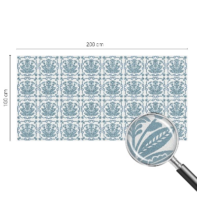 Samoljepljiva folija za staklo vitraj Cvjetni uzorak