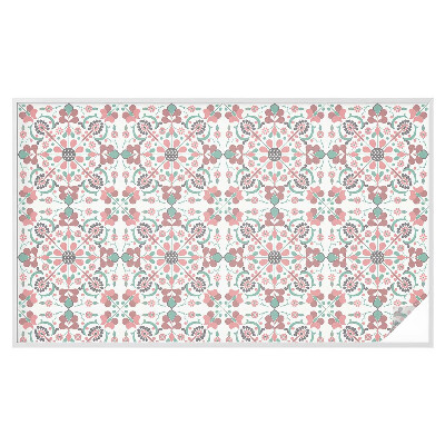 Mliječna folija za staklo vitraj Cvjetna harmonija