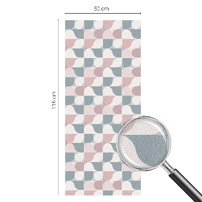 Mliječna folija za staklo vitraj Pastelni uzorci