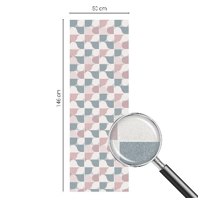 Mliječna folija za staklo vitraj Pastelni uzorci