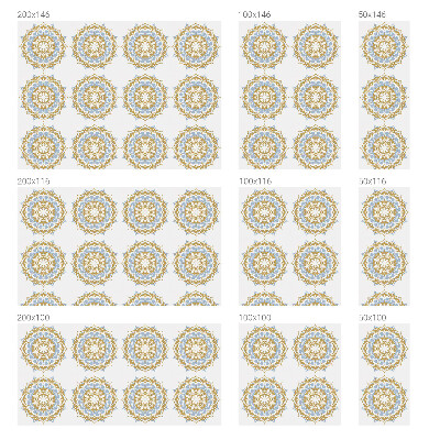 Dekorativna folija za staklo Boho mandale