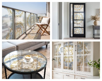 Dekorativna folija za staklo Boho mandale