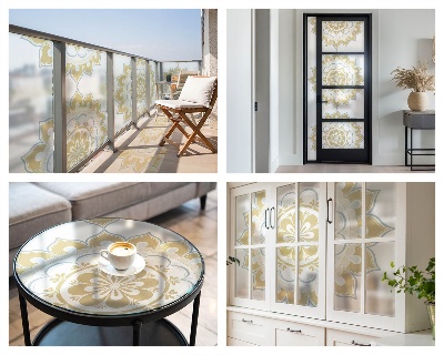 Folija za zaštitu od pogleda Cvjetna mandala