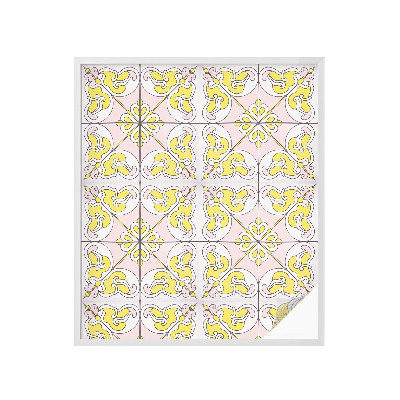 Samoljepljiva folija za staklo vitraj Apstraktno cvijeće