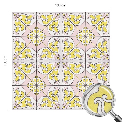Samoljepljiva folija za staklo vitraj Apstraktno cvijeće