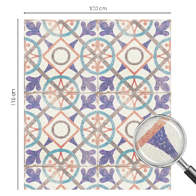 Samoljepljiva folija za staklo vitraj Šareni mozaici