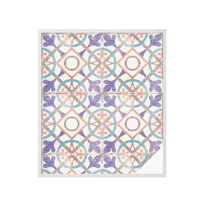 Samoljepljiva folija za staklo vitraj Šareni mozaici