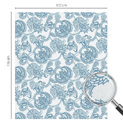 Dekorativna folija za staklo Plavi ukrasi