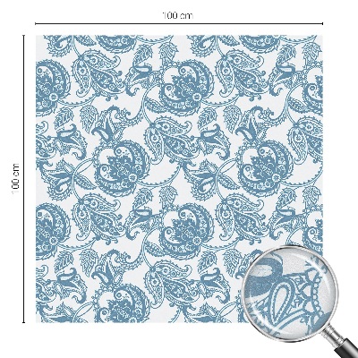 Dekorativna folija za staklo Plavi ukrasi