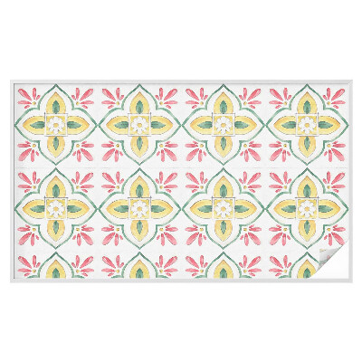 Samoljepljiva folija za staklo vitraj Cvjetni ornament