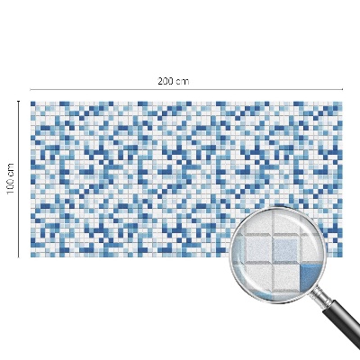Mliječna folija za staklo vitraj Igra s pločicama