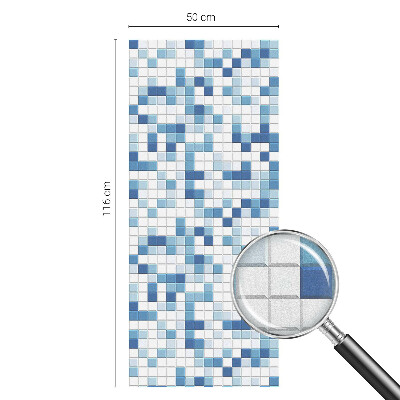 Mliječna folija za staklo vitraj Igra s pločicama