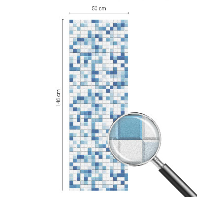 Mliječna folija za staklo vitraj Igra s pločicama