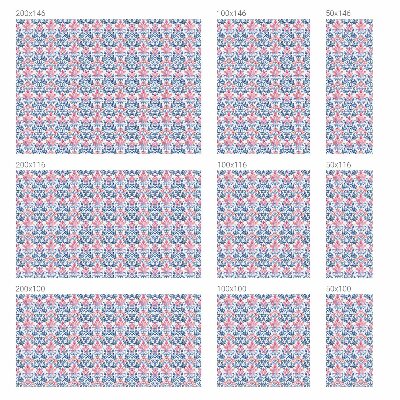 Folija za prozore zaštita od pogleda Cvjetna simetrija