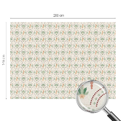 Mliječna folija za staklo vitraj Palma leoparda