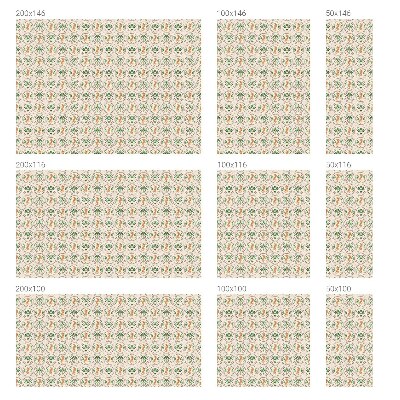 Mliječna folija za staklo vitraj Palma leoparda