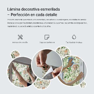 Folija za prozore zaštita od pogleda Geometrijski labirinti