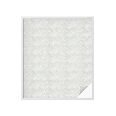 Samoljepljiva folija za staklo vitraj Siva riblja kost