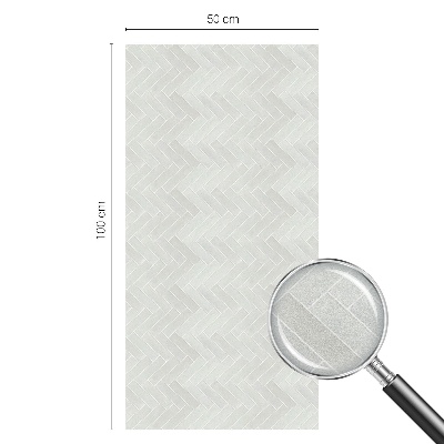 Samoljepljiva folija za staklo vitraj Siva riblja kost