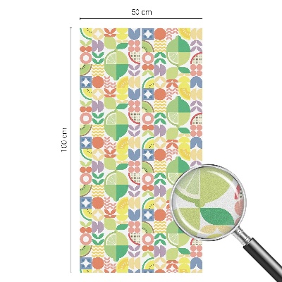 Dekorativna folija za staklo Šareno voće