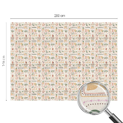 Dekorativna folija za staklo Folklorni uzorci