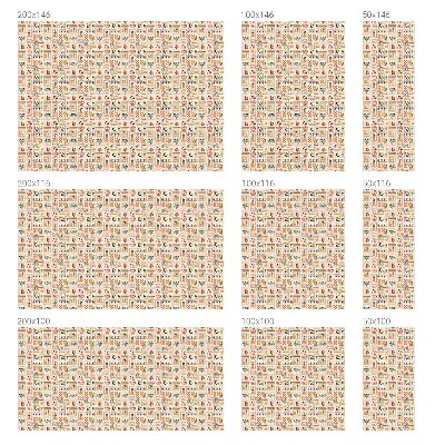 Dekorativna folija za staklo Folklorni uzorci