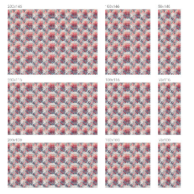 Dekorativna folija za staklo Cvjetni listovi