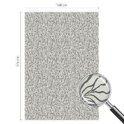 Folija za prozore zaštita od pogleda Lišće cvijeće