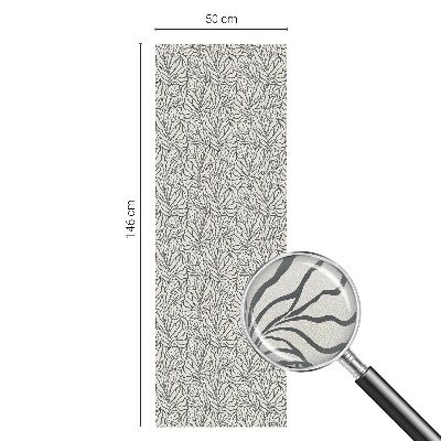 Folija za prozore zaštita od pogleda Lišće cvijeće