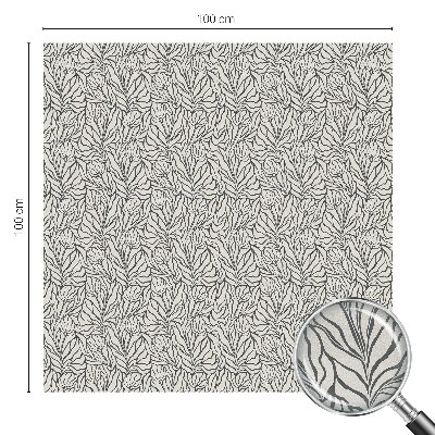 Folija za prozore zaštita od pogleda Lišće cvijeće