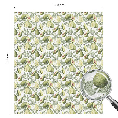 Samoljepljiva folija za staklo vitraj Listovi avokada